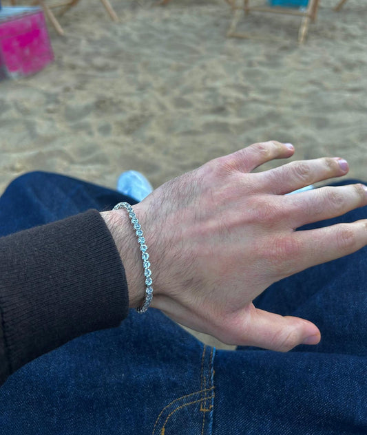 Tennis Ice Bracelet Clear