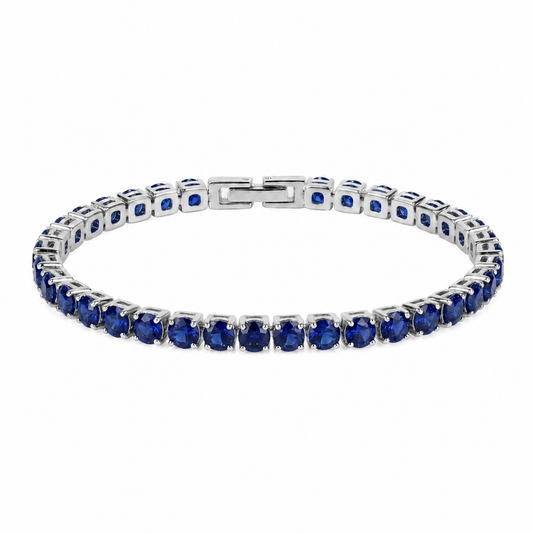 Tennis Ice Bracelet Blue