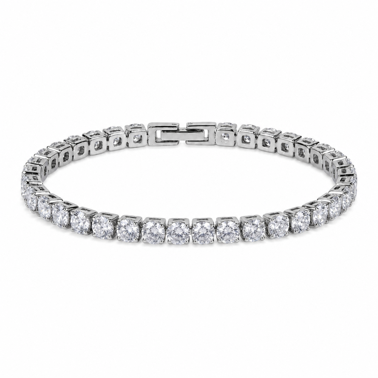 Tennis Ice Bracelet Clear