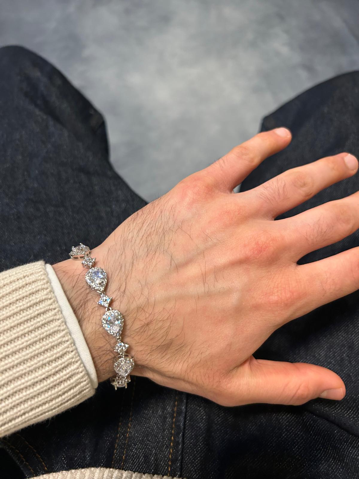 Crystal Flex Bracelet Clear